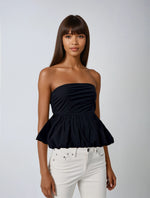 Load image into Gallery viewer, Wildly Chic Strapless Bubble Top
