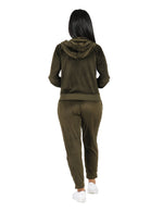 Load image into Gallery viewer, She&#39;s Verified Zip Hoodie Jacket and Jogger Velour Active Set
