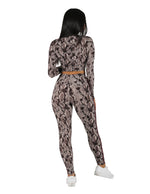 Load image into Gallery viewer, Slayer Two Piece Snake Print Leggings Set
