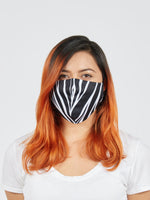 Load image into Gallery viewer, Zebra Face Mask
