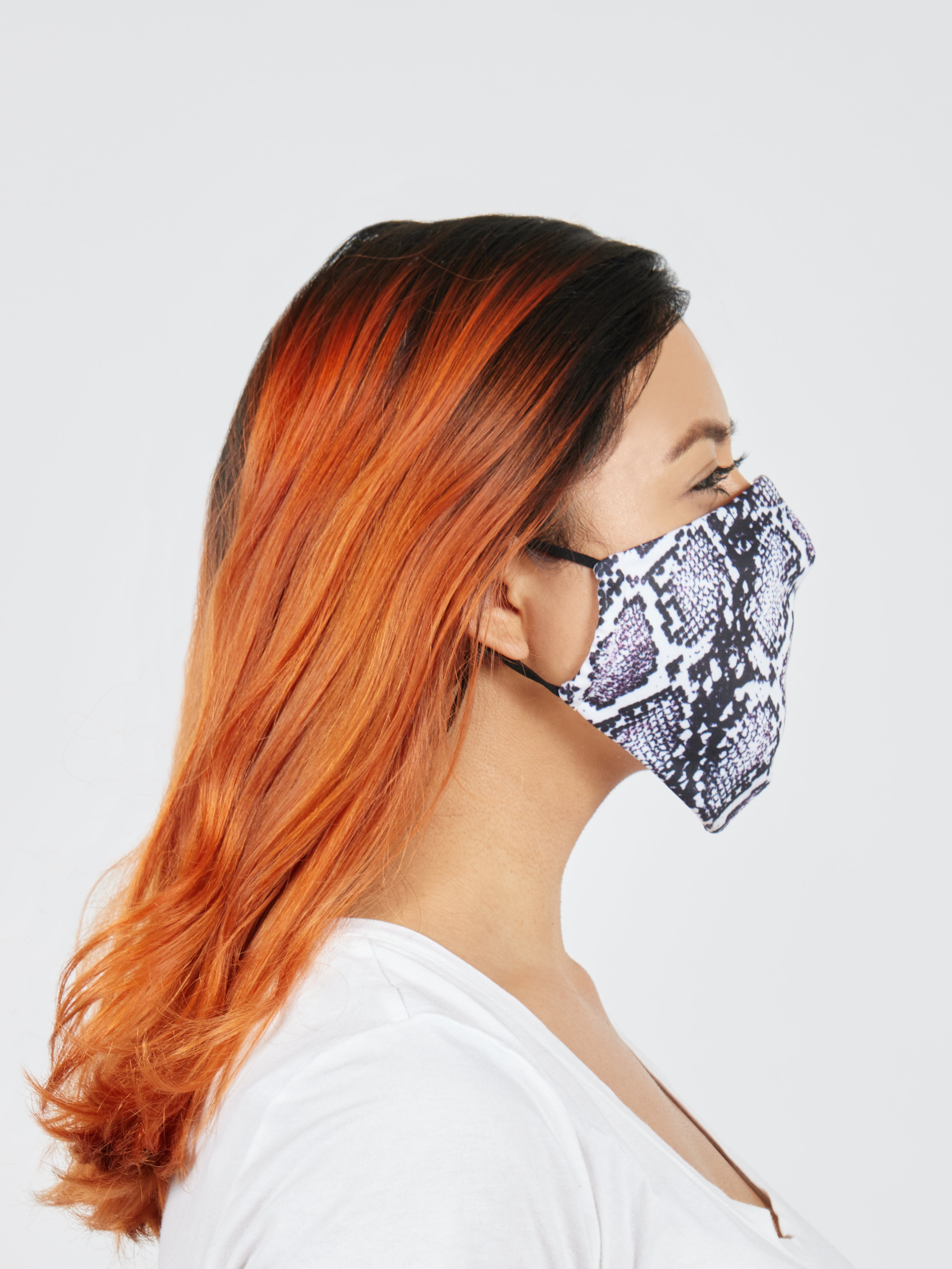 Snake Print Face Mask