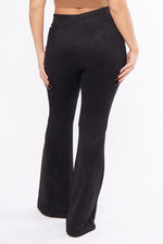 Load image into Gallery viewer, Suede High Rise Flare Pants
