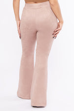 Load image into Gallery viewer, Suede High Rise Flare Pants
